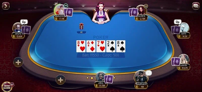 Các Hành Động Cược Trong Poker